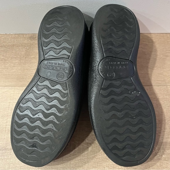 Fly‎ Flot Women 39 Black Mesh PlumTech Covered Full Water Shoes Italy Slip On - Picture 8 of 11